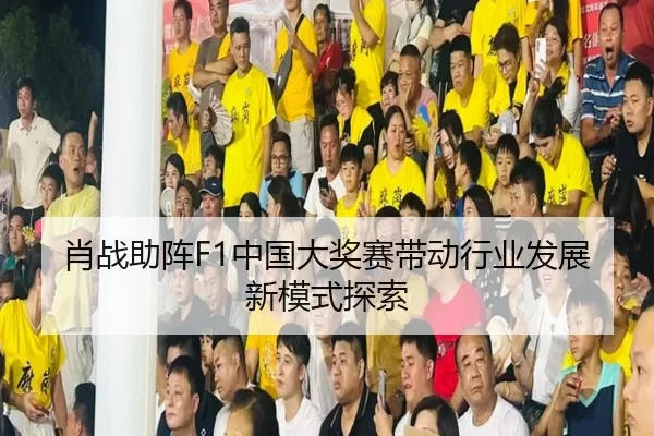 肖战助阵F1中国大奖赛带动行业发展新模式探索